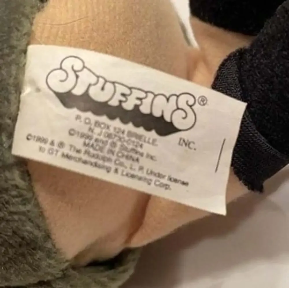 Vintage Stuffins 1999 'Boss Elf' Rudolph The Red Nosed Reindeer ~ FREE SHIPPING!